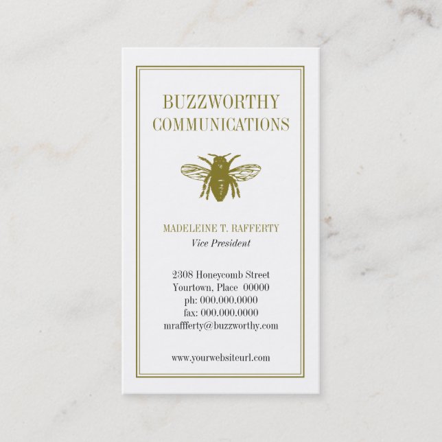 Carte de visite de Buzzworthy (Devant)