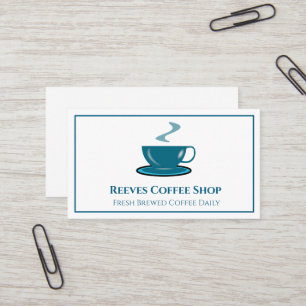 Carte de visite de café