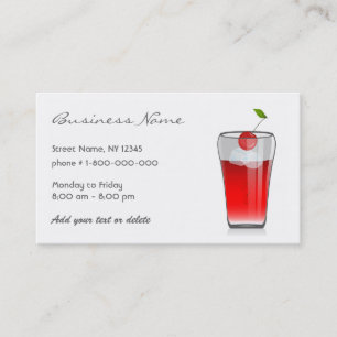 Carte de visite de café
