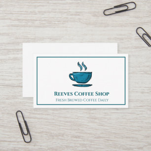 Carte de visite de café