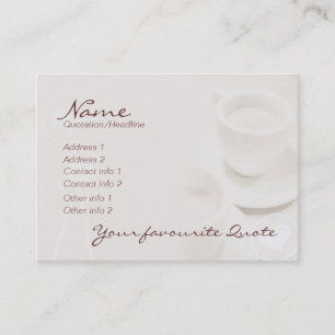 Carte de visite de café Expresso
