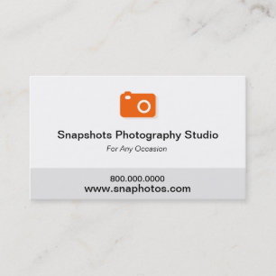 Carte de visite de caméra photographique