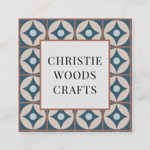 Carte de visite de Carré de Motif géométrique