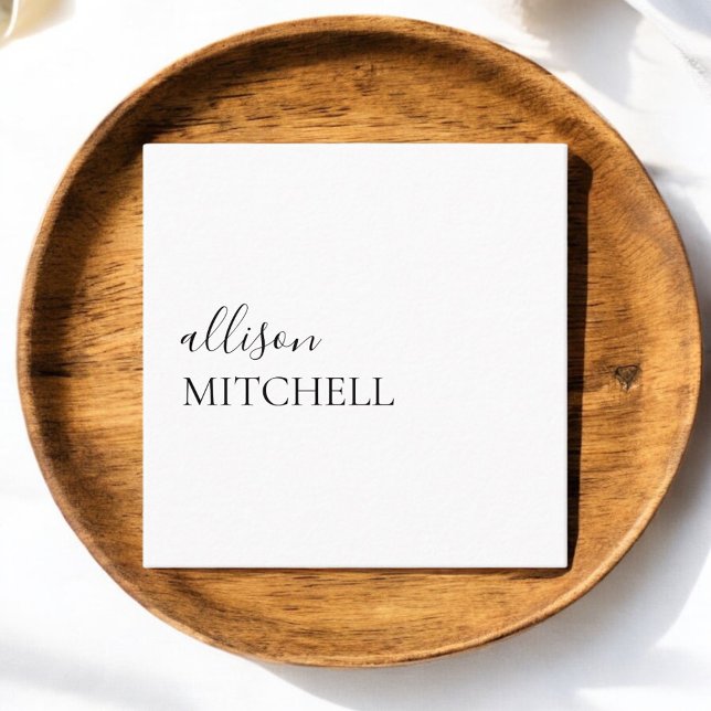 Carte de visite de Carré professionnel moderne chi (Créateur téléchargé)