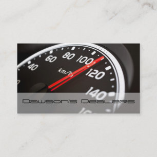 Carte de visite de carrosserie de concessionnaire