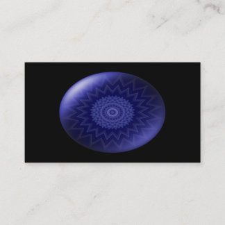 Carte de visite de Chakra de gorge bleue