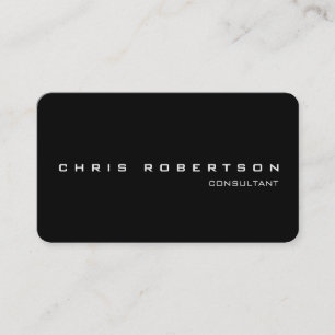 Carte de visite de charme noir blanc