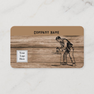 Carte de visite de charpentier