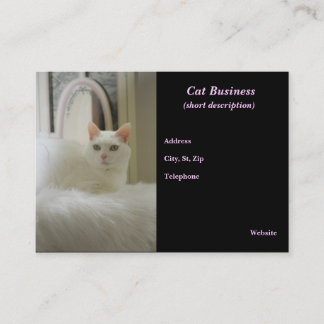 Carte de visite de chat