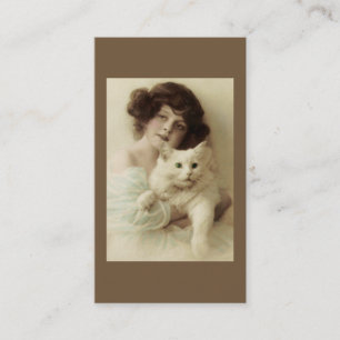 Carte de visite de chat et de Madame PURRfect