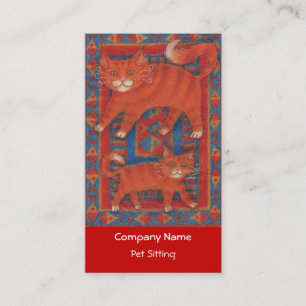 Carte de visite de chats Mat