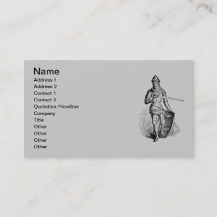 Carte de visite de chevalier