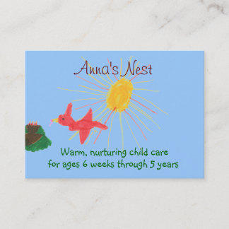 Carte de visite de Childcare