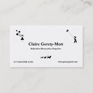 Carte de visite de Childcare