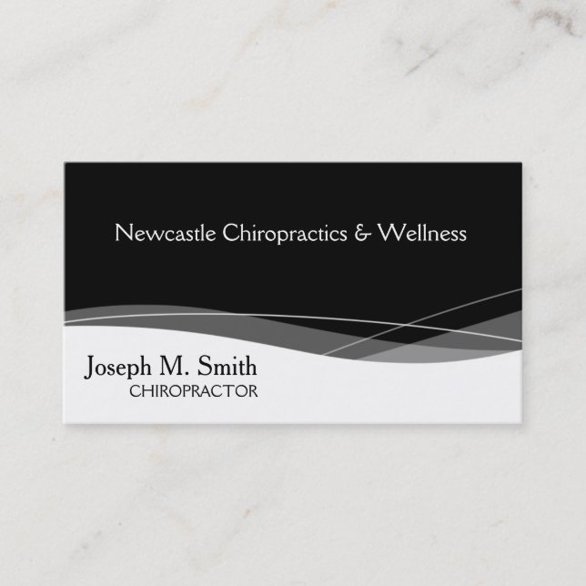 Carte de visite de chiropracteur professionnel mod (Devant)