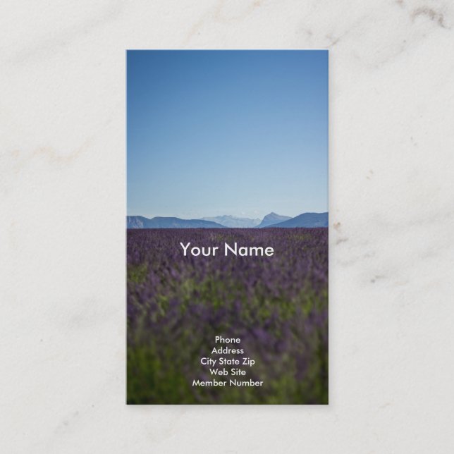 Carte de visite de ciel (Devant)