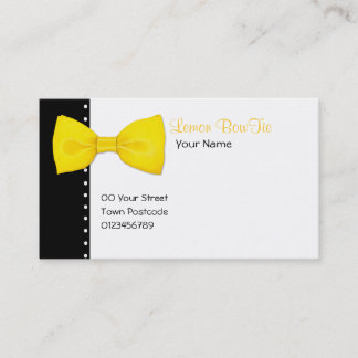 Carte de visite de citron-bowTie