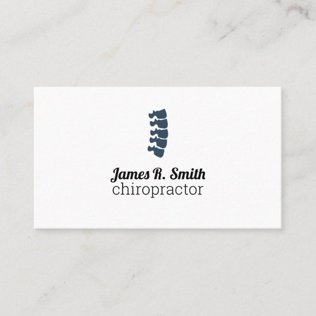 Carte de visite de clinique de chiropratique profe (Devant)