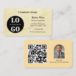 Carte de visite de clinique privée Logo personnali