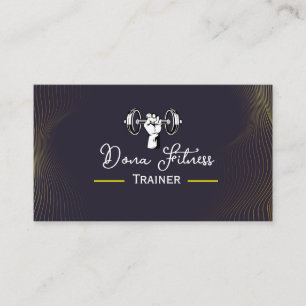 Carte de visite de coach sportif 
