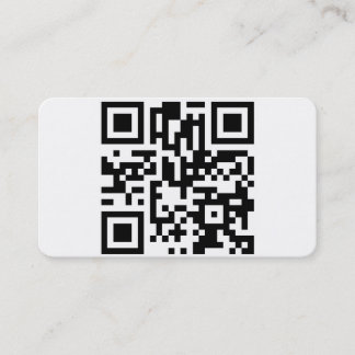 Carte de visite de code de QR