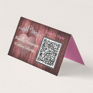 Carte de visite de code QR