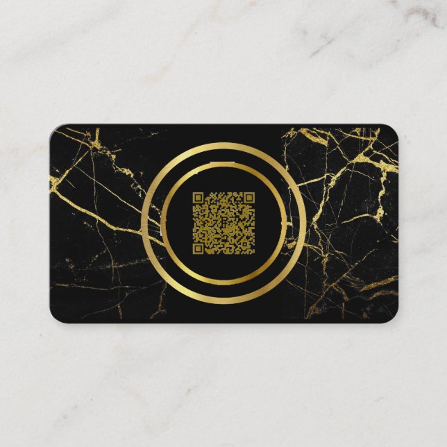 carte de visite de code qr du concepteur graphique (Devant)