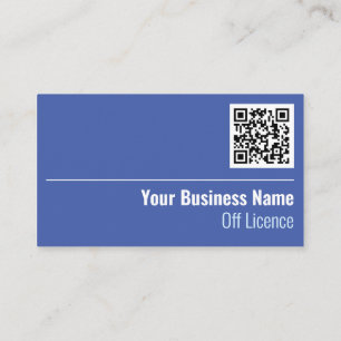 Carte de visite de code QR hors licence