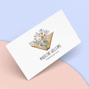 Carte de visite de code QR Tutor