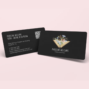 Carte de visite de code QR Tutor