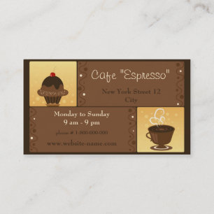 Carte de visite de CoffeeShop