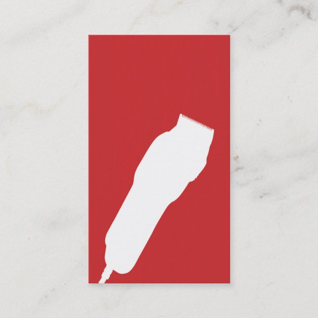 Carte de visite de coiffeur/Cosmetologist de (Devant)