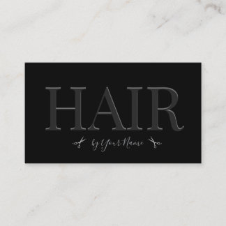 Carte de visite de coiffeur de luxe