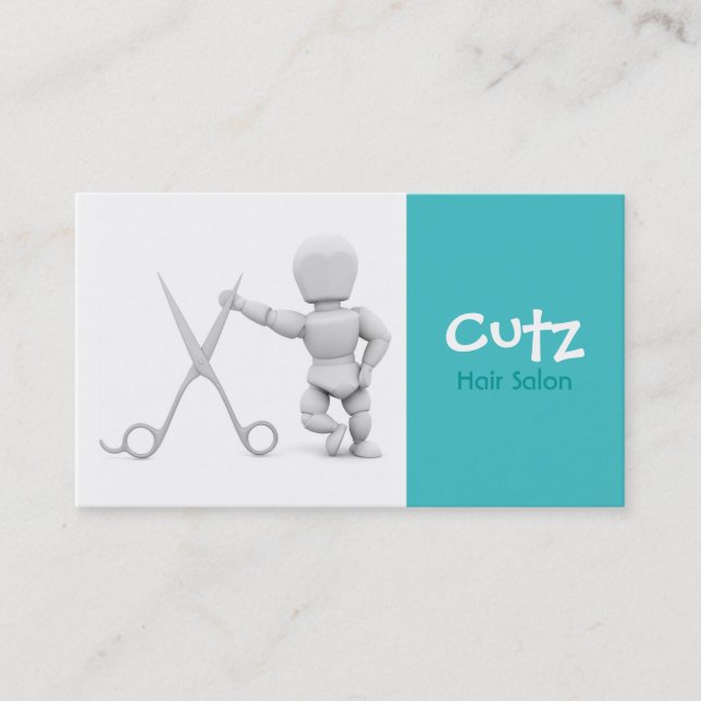 Carte de visite de coiffeurs (Devant)