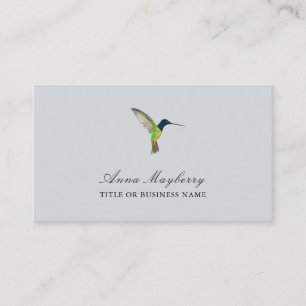 Carte de visite de colibri