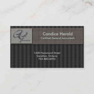 Carte de visite de comptabilité