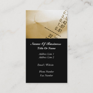 Carte de visite de comptable