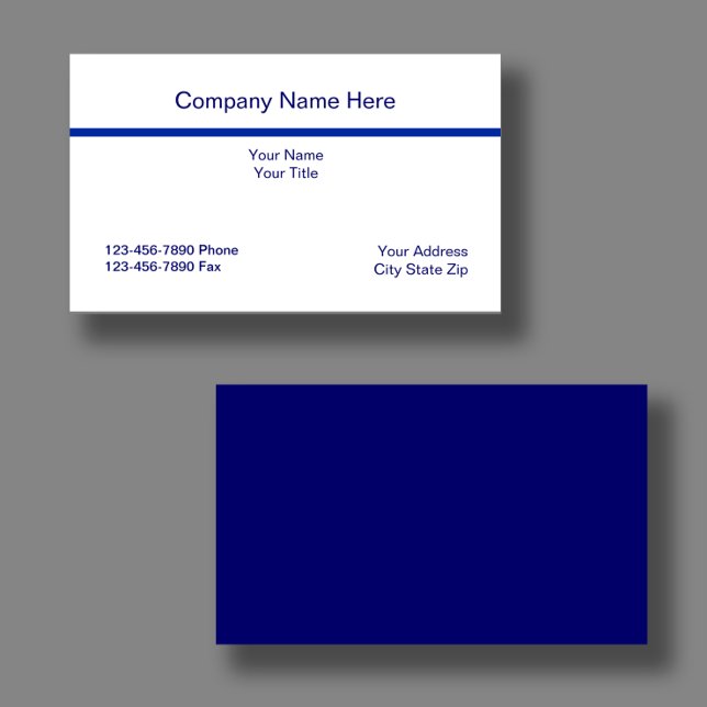 Carte de visite de comptable simple (Créateur téléchargé)