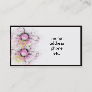 carte de visite de concepteur