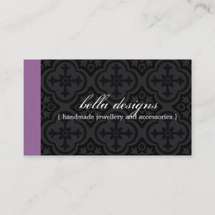 Carte de visite de concepteur de bijoux