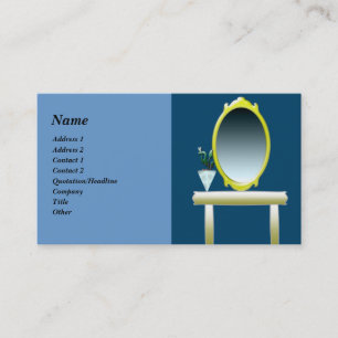 Carte de visite de concepteur d'intérieur personn
