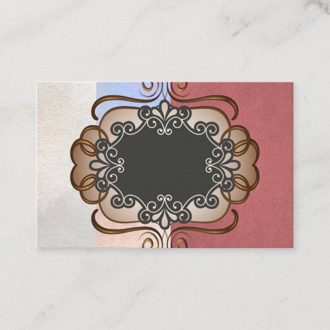 Carte de visite de concepteur multitonique (Devant)