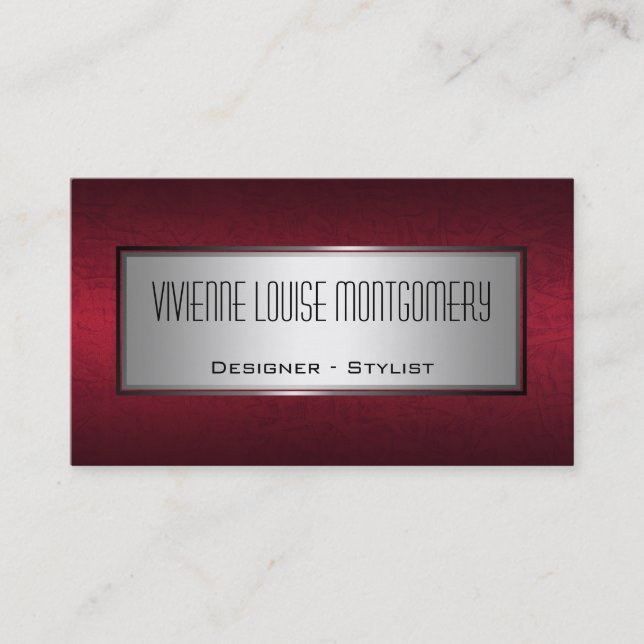 Carte de visite de concepteur professionnel en cui (Devant)