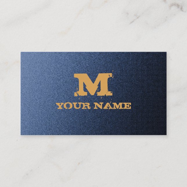 Carte de visite de conception de Denin (Devant)