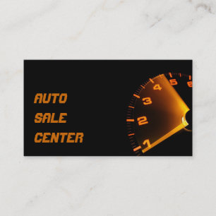 Carte de visite de concessionnaire automobile d'at