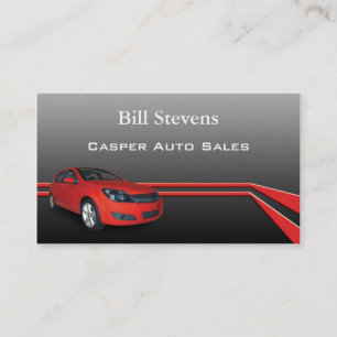 Carte de visite de concessionnaire automobile d'oc