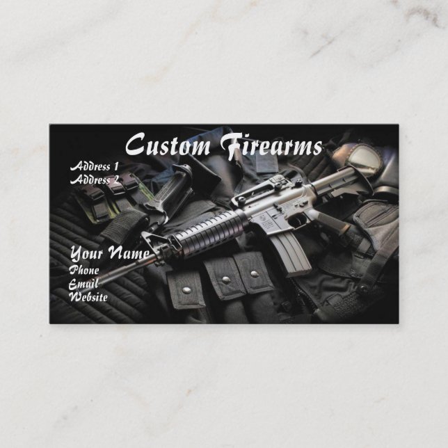 Carte de visite de concessionnaire FFL (Devant)