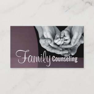 Carte de visite de conseil familial
