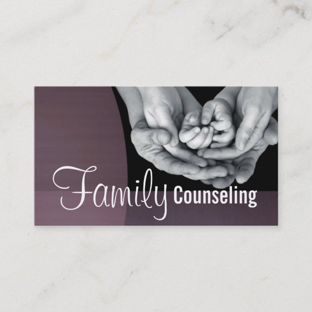Carte de visite de conseil familial (Devant)