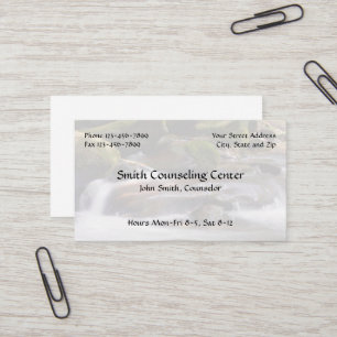 Carte de visite de conseiller psychologue en santé